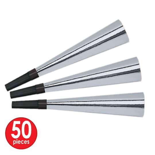 Beistle Black & Silver New Year Glow Accessory Kit
